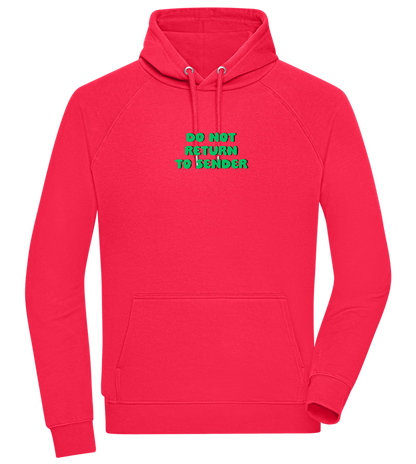 Do Not Return to Sender Design - Comfort unisex hoodie_RED_front