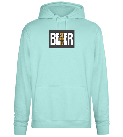 Beer Best Friend Ever Design - Premium Essential Unisex Hoodie_ARCTIC BLUE_front