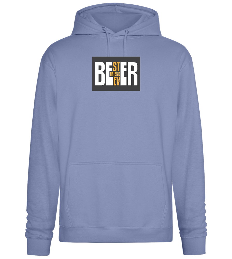 Beer Best Friend Ever Design - Premium Essential Unisex Hoodie_BLUE_front