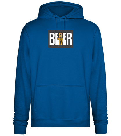 Beer Best Friend Ever Design - Premium Essential Unisex Hoodie_ROYAL_front