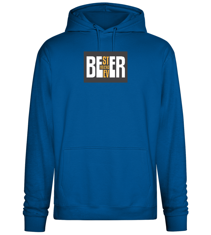 Beer Best Friend Ever Design - Premium Essential Unisex Hoodie_ROYAL_front