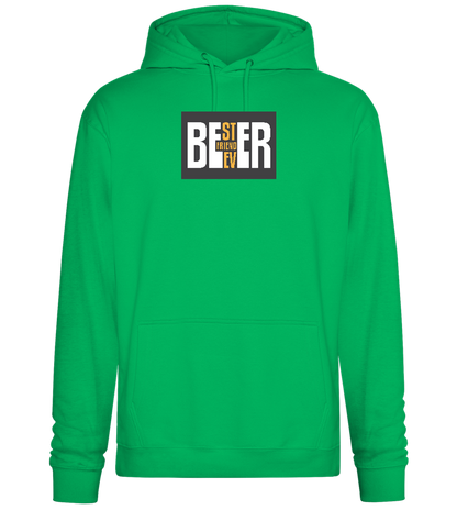 Beer Best Friend Ever Design - Premium Essential Unisex Hoodie_SPRING GREEN_front