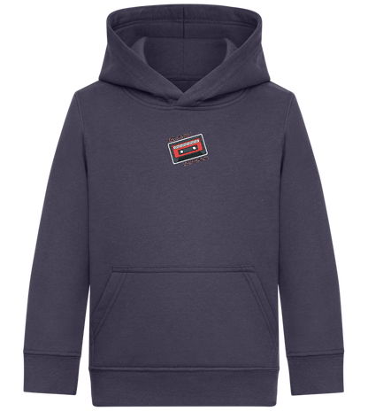 Feel the Beat Design - Comfort Kids Hoodie_FRENCH NAVY_front