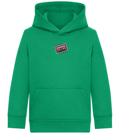 Feel the Beat Design - Comfort Kids Hoodie_MEADOW GREEN_front