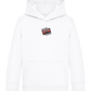 Feel the Beat Design - Comfort Kids Hoodie_WHITE_front