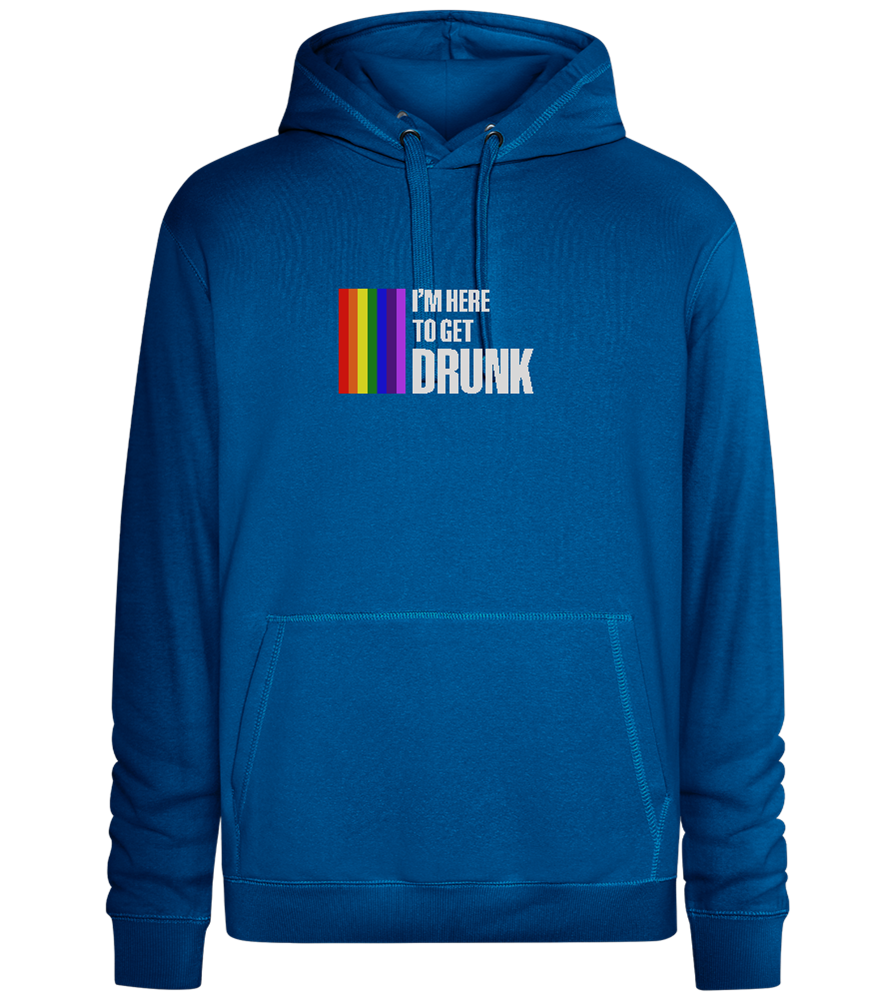 I'm Getting Drunk Design - Premium unisex hoodie_ROYAL_front