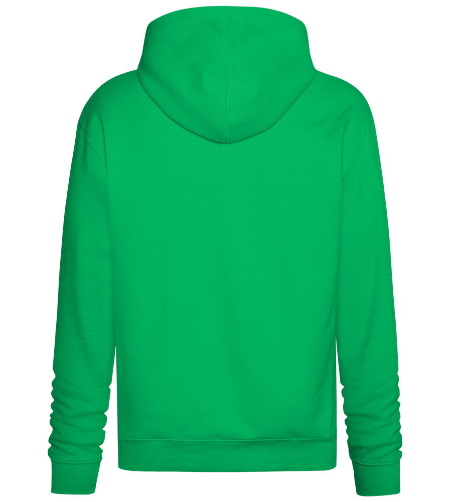 Dripping Smiley Design - Premium Essential Unisex Hoodie_SPRING GREEN_back