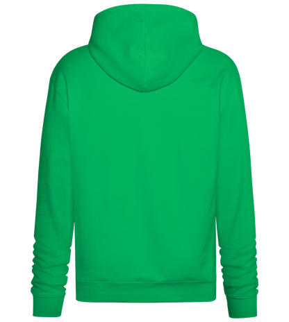 Dripping Smiley Design - Premium Essential Unisex Hoodie_SPRING GREEN_back