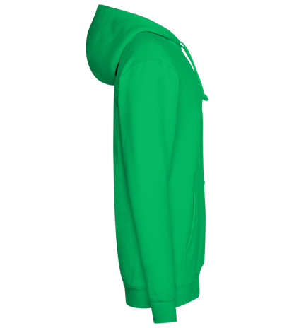 Dripping Smiley Design - Premium Essential Unisex Hoodie_SPRING GREEN_right