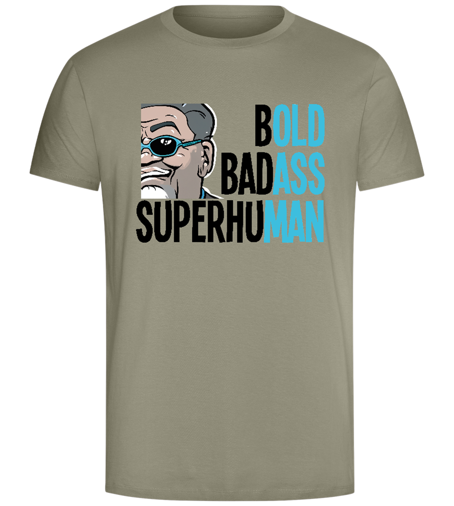 Bold Man Design - Comfort Unisex T-Shirt_KHAKI_front