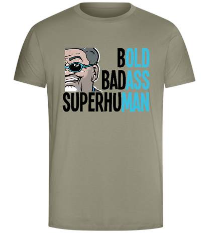 Bold Man Design - Comfort Unisex T-Shirt_KHAKI_front