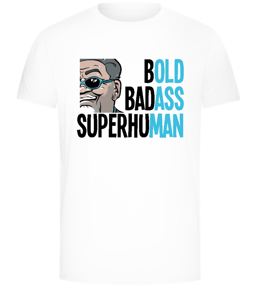 Bold Man Design - Comfort Unisex T-Shirt_WHITE_front