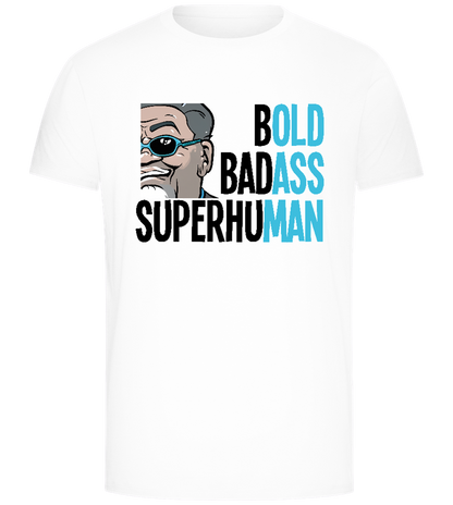 Bold Man Design - Comfort Unisex T-Shirt_WHITE_front