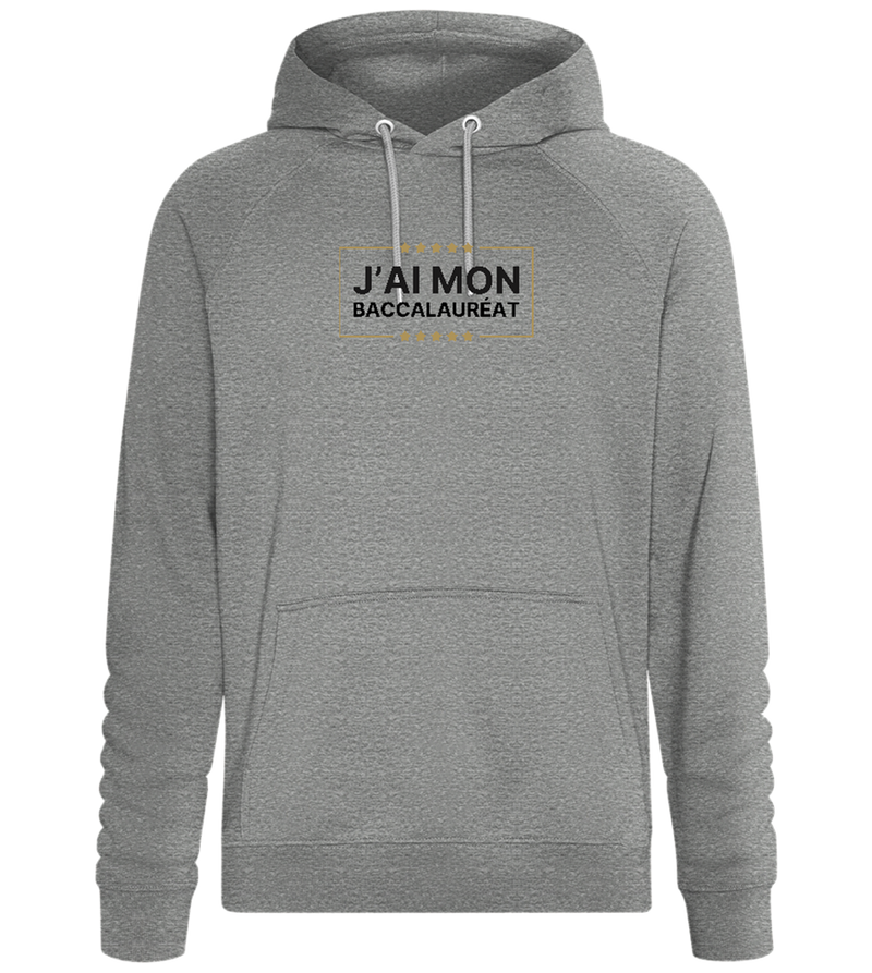 J'ai Mon Bac Design - Comfort unisex hoodie_ORION GREY II_front