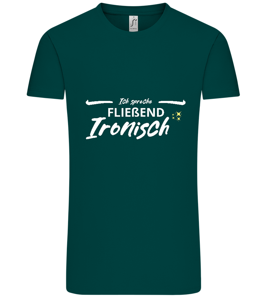 Fluently Ironic Design - Comfort Unisex T-Shirt_GREEN EMPIRE_front