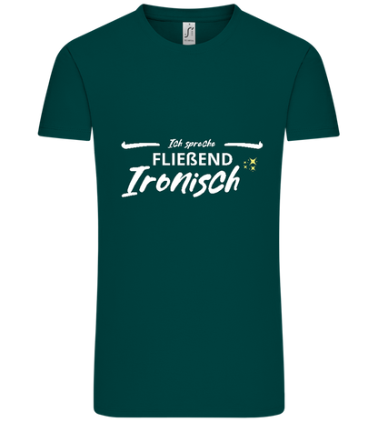 Fluently Ironic Design - Comfort Unisex T-Shirt_GREEN EMPIRE_front