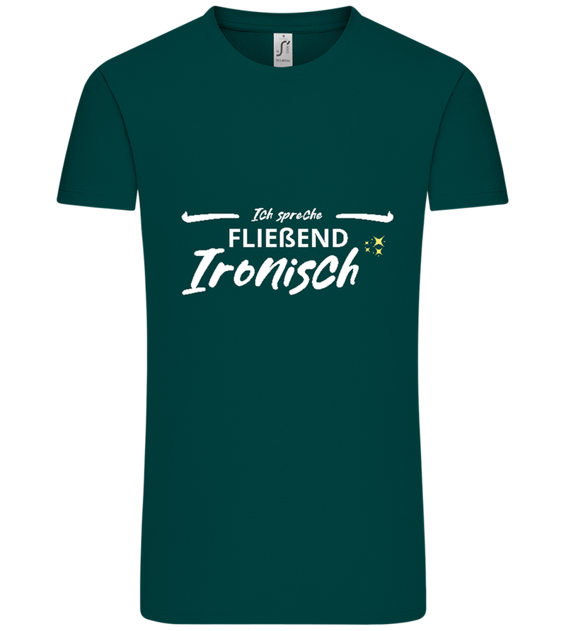 Fluently Ironic Design - Comfort Unisex T-Shirt_GREEN EMPIRE_front