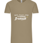 Fluently Ironic Design - Comfort Unisex T-Shirt_KHAKI_front