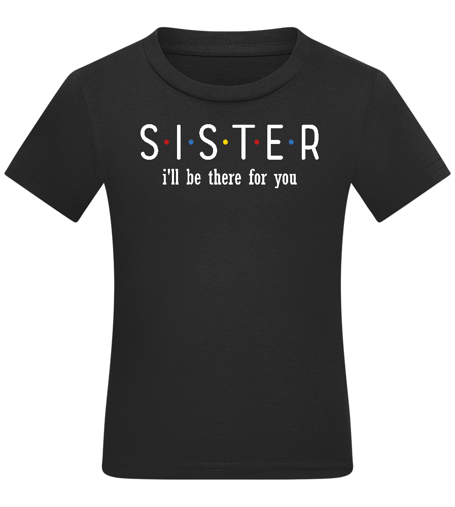 Sister Design - Comfort kids fitted t-shirt_DEEP BLACK_front