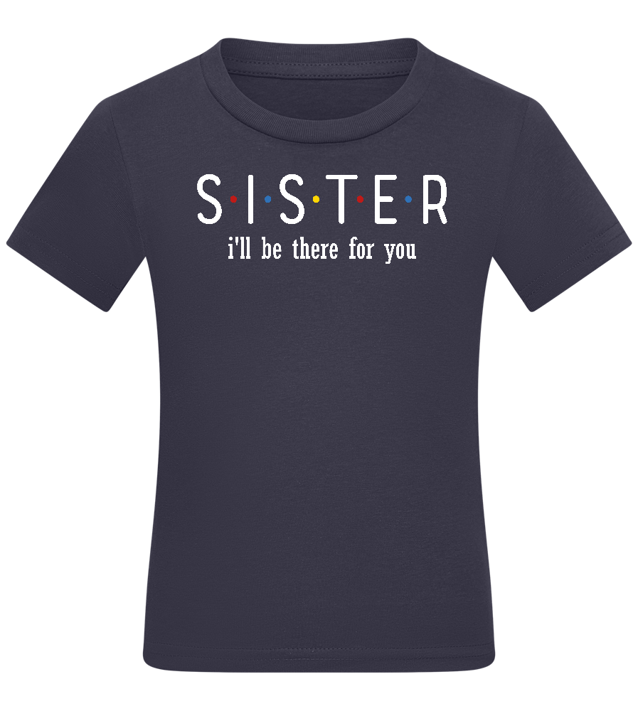 Sister Design - Comfort kids fitted t-shirt_FRENCH NAVY_front
