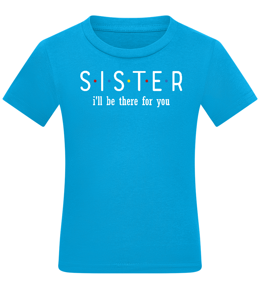 Sister Design - Comfort kids fitted t-shirt_TURQUOISE_front