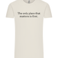 The Only Place That Matters Design - Comfort Unisex T-Shirt_ECRU_front