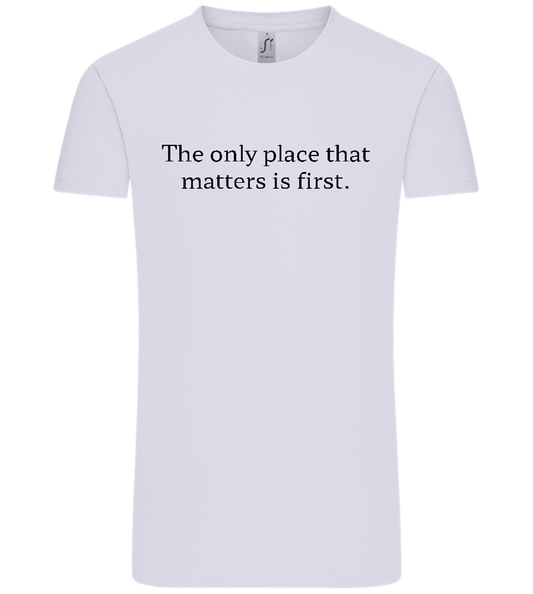 The Only Place That Matters Design - Comfort Unisex T-Shirt_LILAK_front