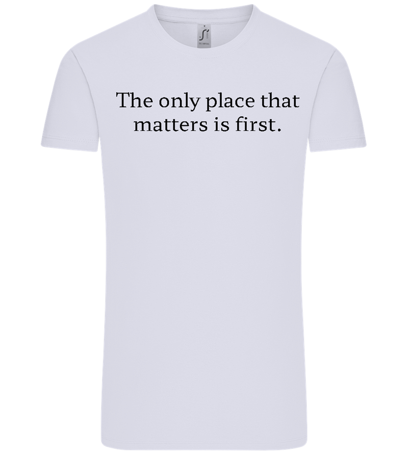 The Only Place That Matters Design - Comfort Unisex T-Shirt_LILAK_front