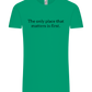 The Only Place That Matters Design - Comfort Unisex T-Shirt_SPRING GREEN_front