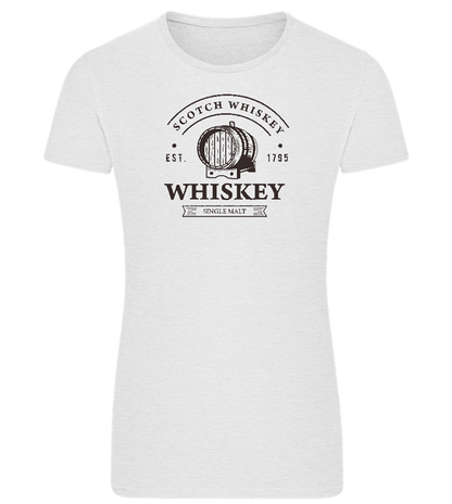 Scotch Whiskey Design - Comfort women's fitted t-shirt_VIBRANT WHITE_front