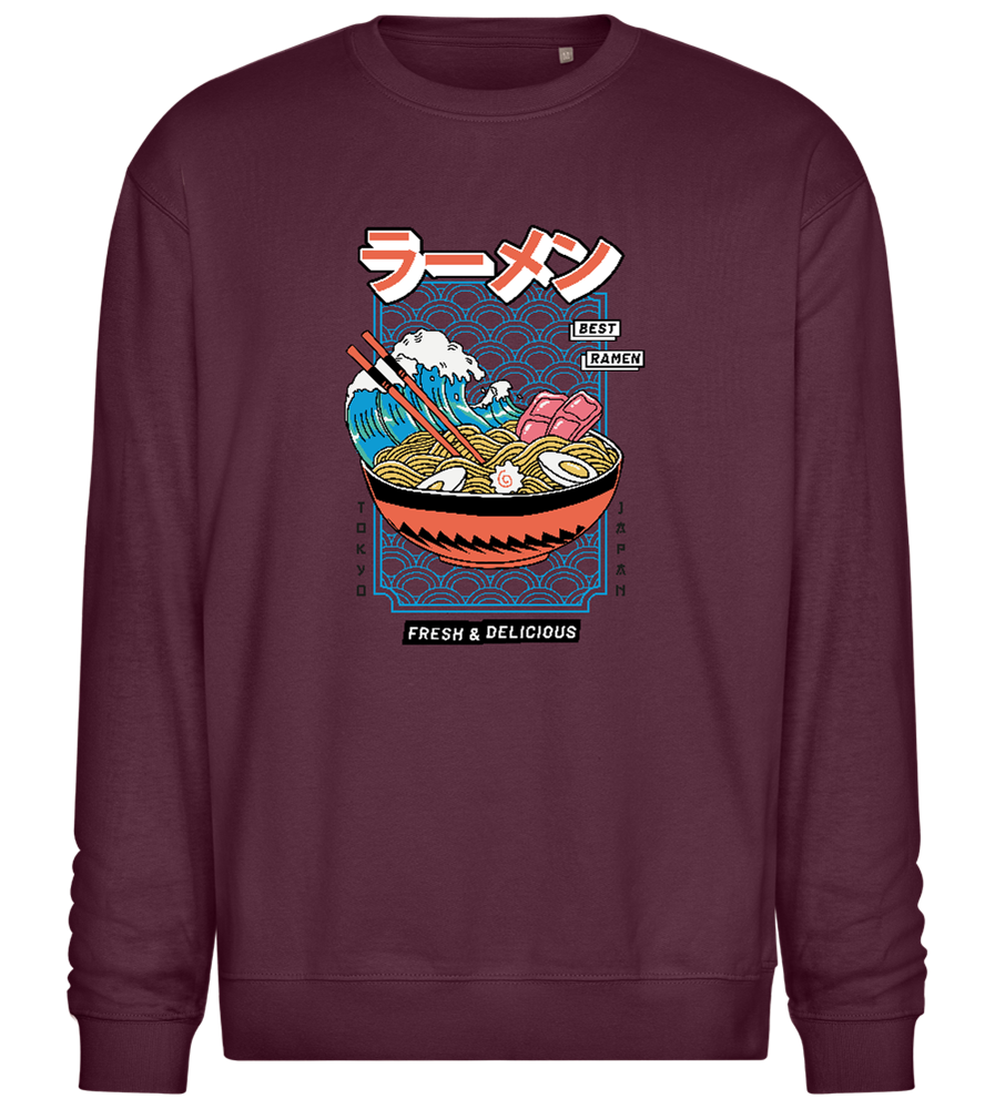 Best Ramen Design - Comfort Essential Unisex Sweater_BORDEAUX_front