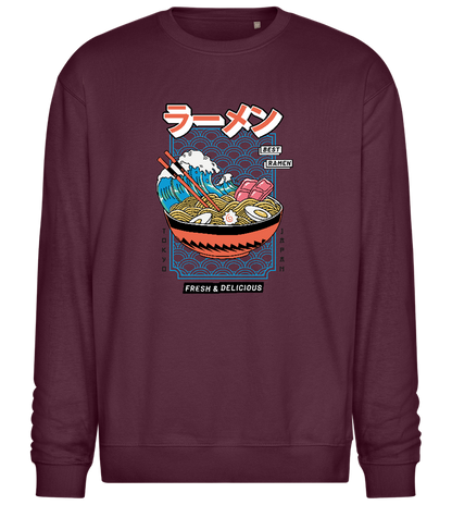 Best Ramen Design - Comfort Essential Unisex Sweater_BORDEAUX_front