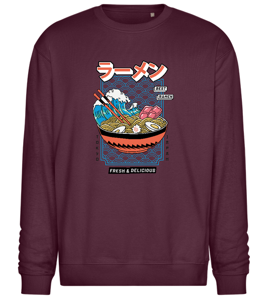 Best Ramen Design - Comfort Essential Unisex Sweater_BORDEAUX_front