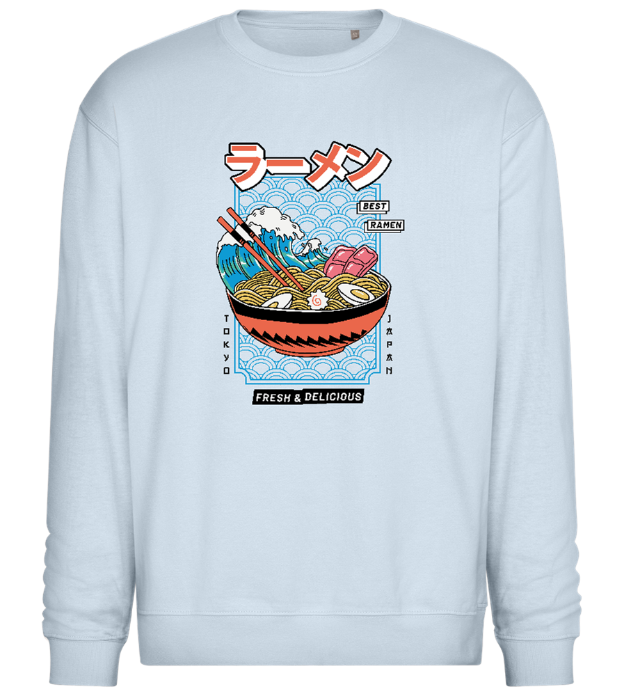 Best Ramen Design - Comfort Essential Unisex Sweater_CREAMY BLUE_front