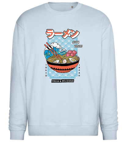 Best Ramen Design - Comfort Essential Unisex Sweater_CREAMY BLUE_front