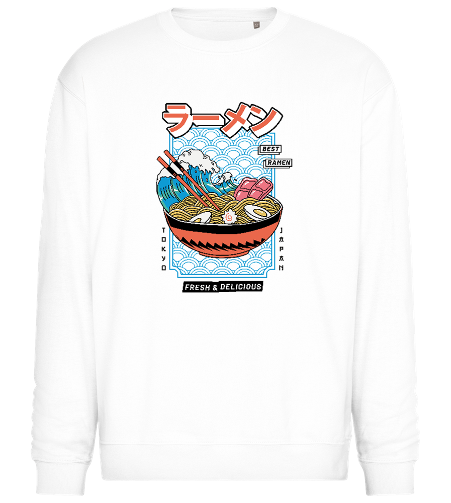 Best Ramen Design - Comfort Essential Unisex Sweater_WHITE_front