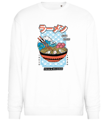 Best Ramen Design - Comfort Essential Unisex Sweater_WHITE_front