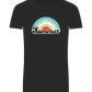 Summer Rainbow Design - Basic Unisex T-Shirt_DEEP BLACK_front