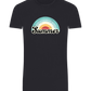 Summer Rainbow Design - Basic Unisex T-Shirt_FRENCH NAVY_front