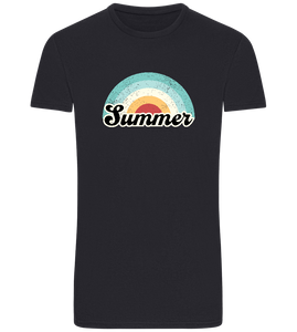 Summer Rainbow Design - Basic Unisex T-Shirt
