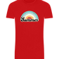 Summer Rainbow Design - Basic Unisex T-Shirt_RED_front