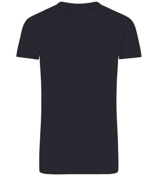 Summer Rainbow Design - Basic Unisex T-Shirt_FRENCH NAVY_back