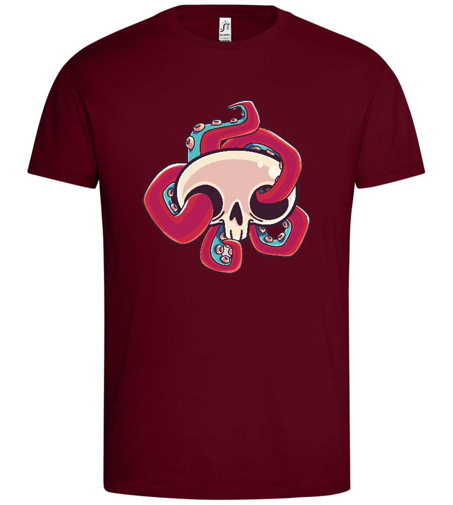 Squid Skull Design - Premium men's t-shirt_CHILE_front