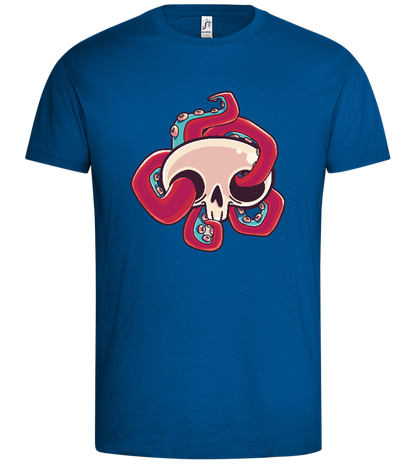 Squid Skull Design - Premium men's t-shirt_ROYAL_front