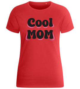 Cool Mom Design - Basic women's fitted t-shirt