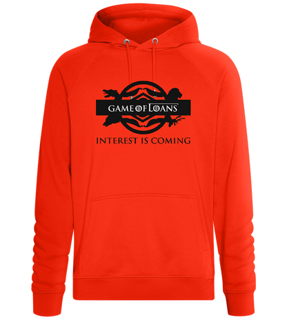 Game Of Loans Grad Design - Comfort unisex hoodie_BURNT ORANGE_front