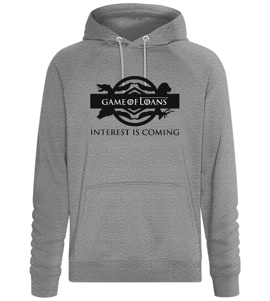 Game Of Loans Grad Design - Comfort unisex hoodie_ORION GREY II_front