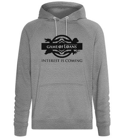 Game Of Loans Grad Design - Comfort unisex hoodie_ORION GREY II_front