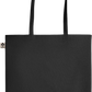 Zodiac Aquarius Design - Essential colored organic cotton tote bag_BLACK_back