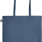 Zodiac Aquarius Design - Essential colored organic cotton tote bag_BLUE_back